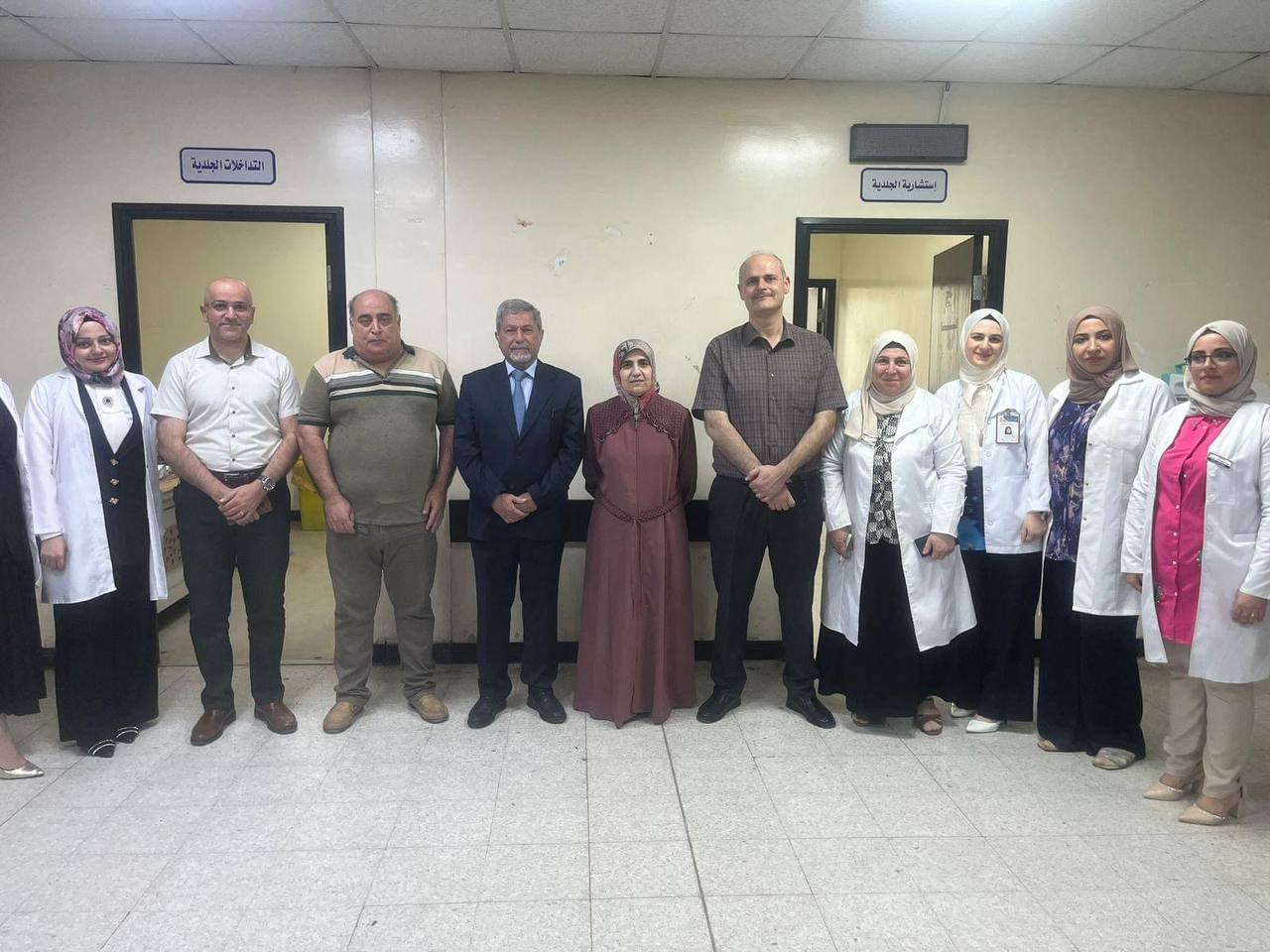 صورة أفتتاح مركز تدريبي جديد للأمراض الجلدية في محافظة نينوى 